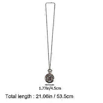Retro Hollow Pocket Watch, Quartz Mechanism, Decoration, 1 Piece