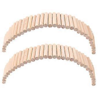 Wooden Pet Ladder Hamster Ladder Compatible with 2Pcs Toy Set