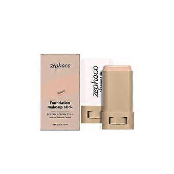 Zephoco Natural Color Moisturizing Concealer Foundation Stick Is Light, Moisturizing, Brightening, Matte And Clear, Suitable For Oily And Dry Skin