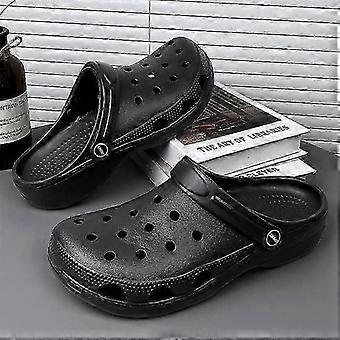 Men's Casual Comfortable Clogs, Breathable Wear-resistant Clogs For Indoor Outdoor Beach Garden, Summer