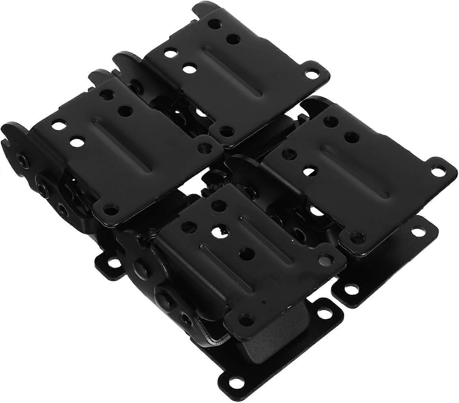 INOOMP 4pcs Heavy Duty Self Locking Folding Hinge Brackets for