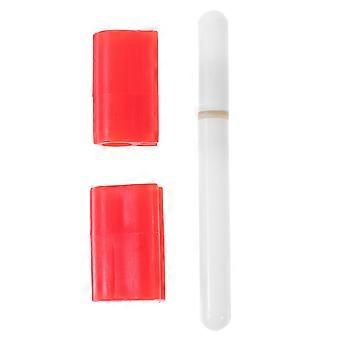 7.7cm 6.5g Fishing Rod Night Durable Removable Glowing Light Stick Luminous Accessories Electronic LED Lamp Sea Float Waterproof with Battery (Red Lig