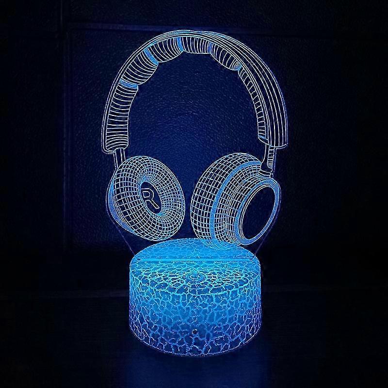 Headset 3D Lamp Night Light 3D Illusion