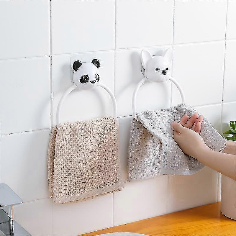 2pcs Towel Hanging Rack Traceless