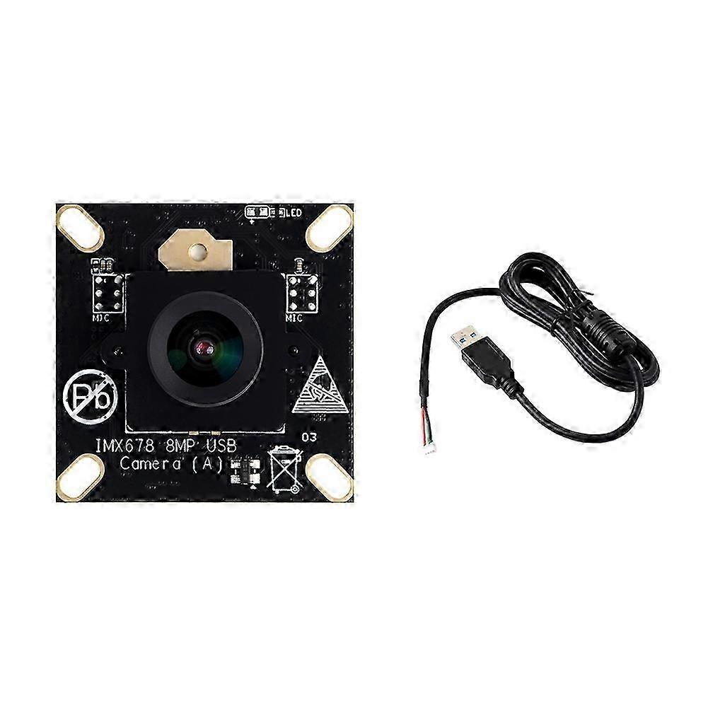 8MP USB Camera Module High-Resolution USB2.0 Output Fixed Focus Compact Design for Various Applications