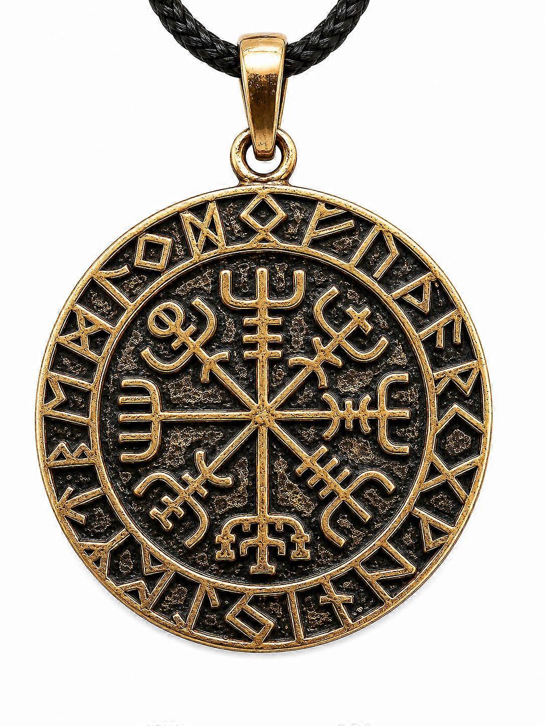 Pendant 126 Viking Compass - Bronze