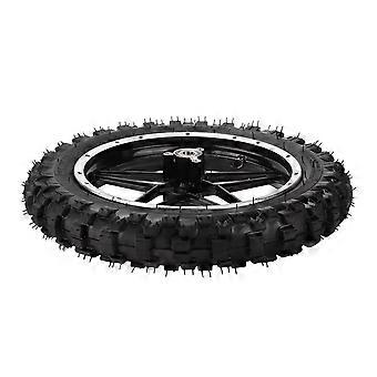 2,5 bis 10 Zoll Hinterrad Stahllegierung Ersatz für Mini Pocket Bike Motorrad Schwarz
