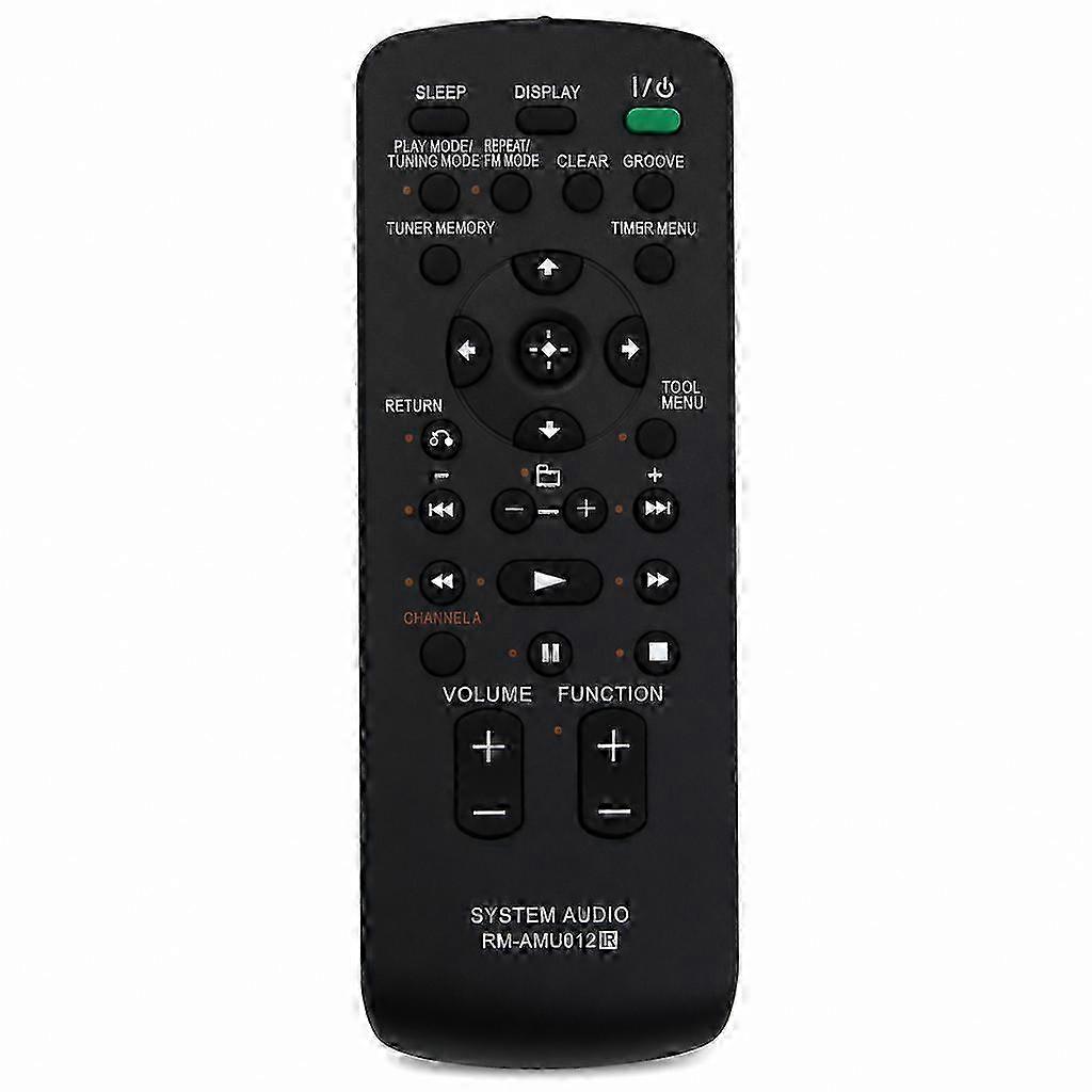 Replacement Remote Control RM-AMU012 Compatible with Sony Audio Systems  XWD