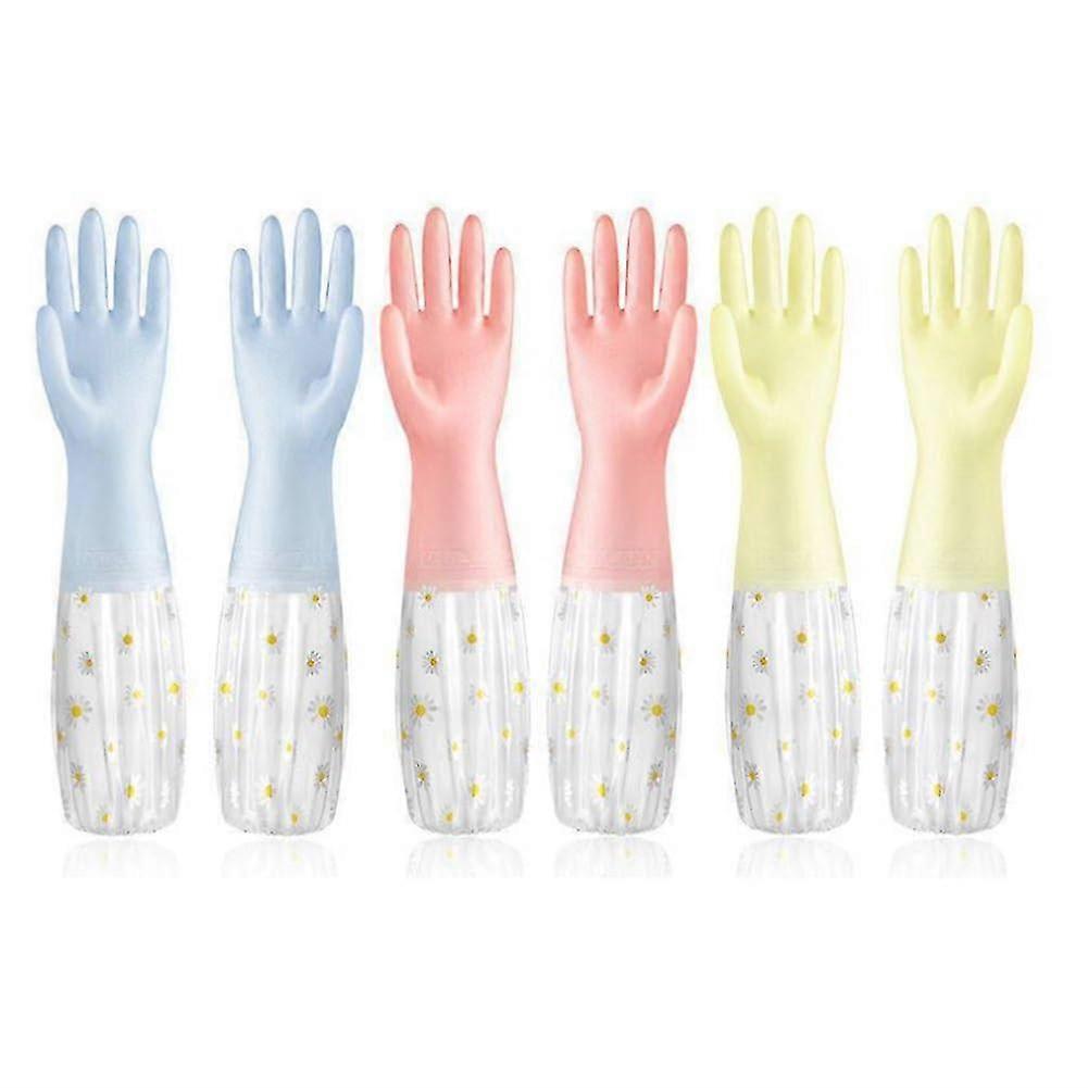 50cm Waterproof Latex Cleaning Gloves