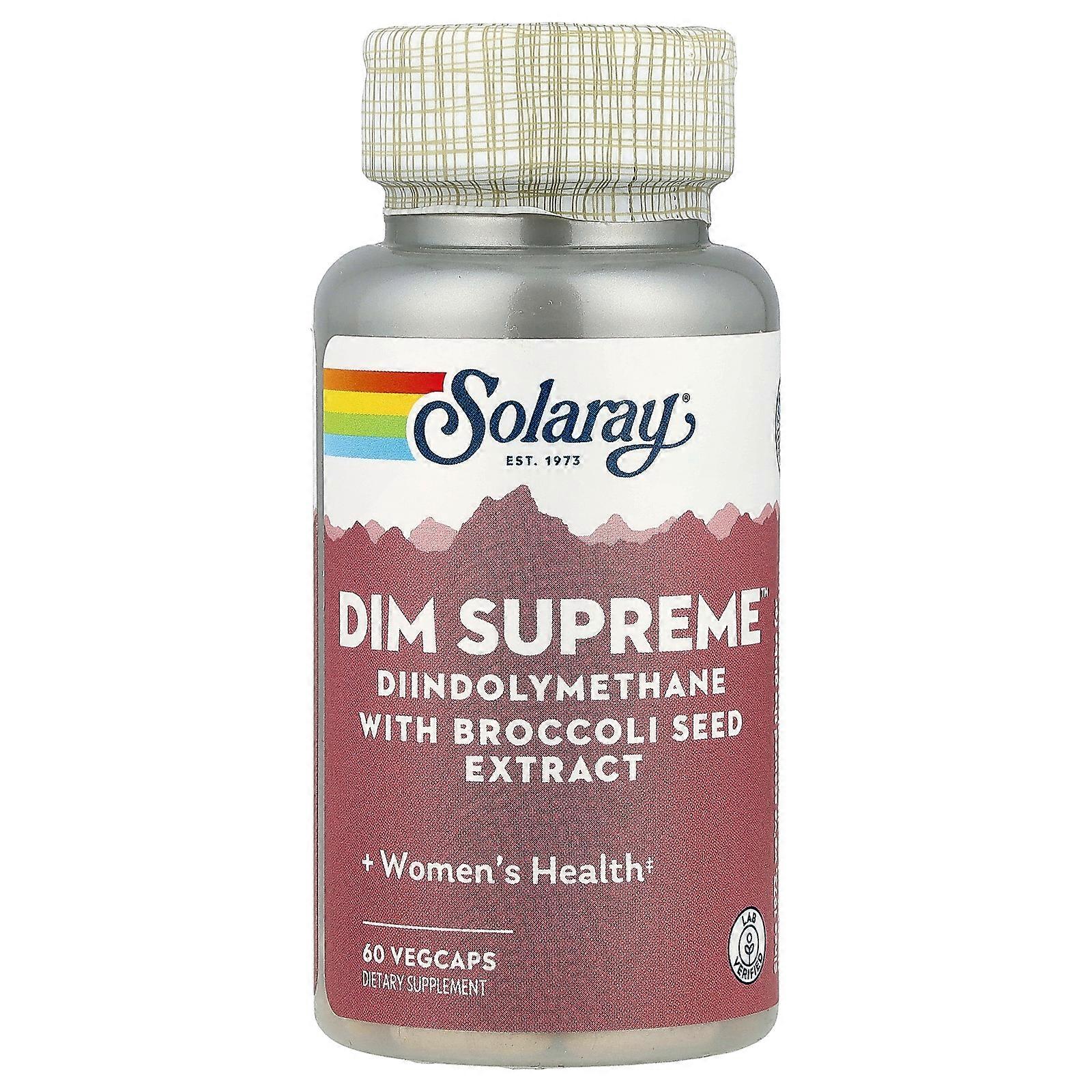 Solaray, DIM Supreme™, 60 VegCaps