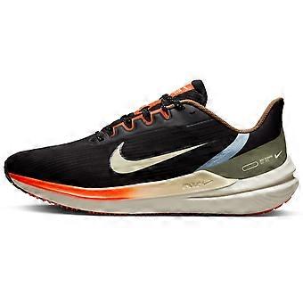 Nike Air Winflo 9 Svart Grønn Sikkerhetsoransje DX6040-071