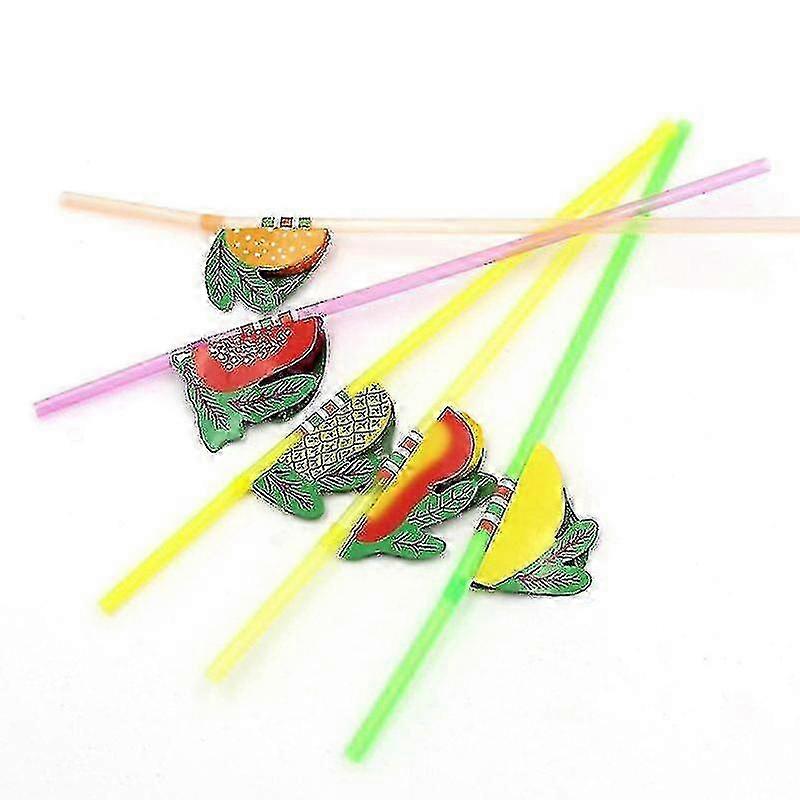 50pc Pineapple Honeycomb Party Straws