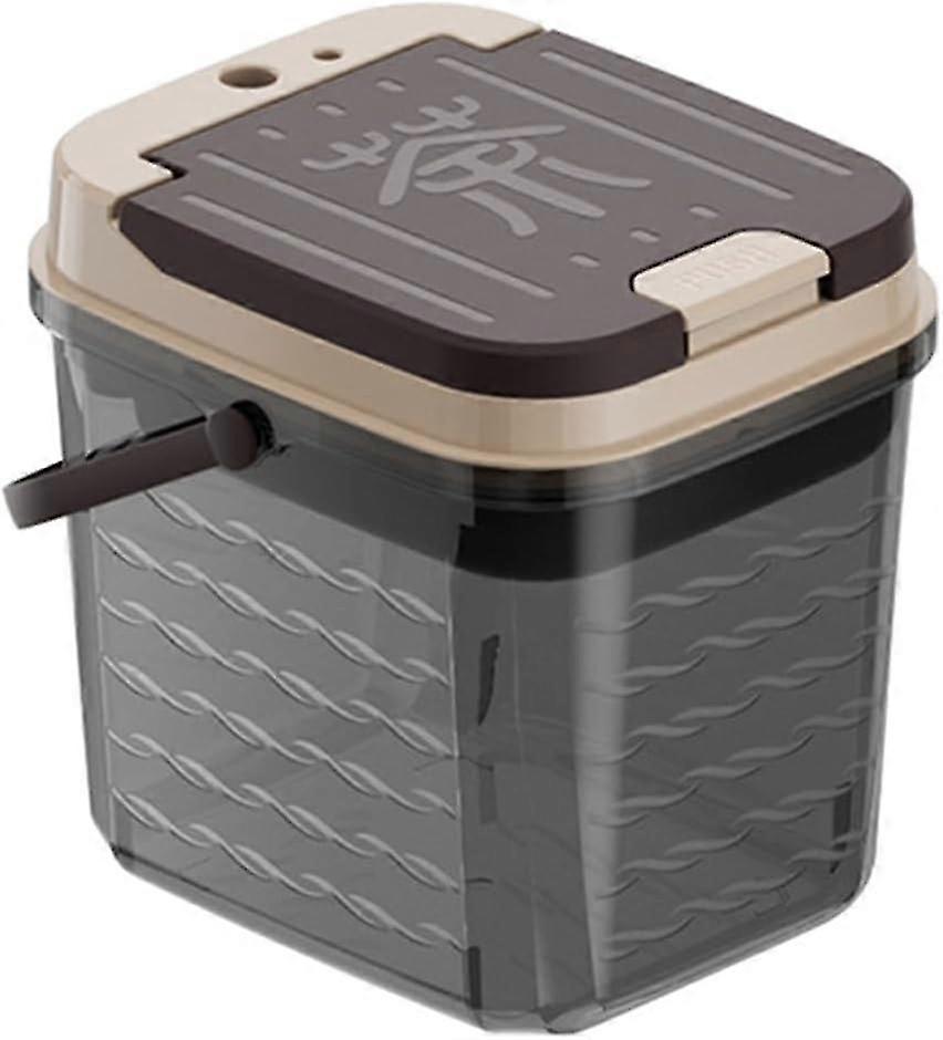 Compact Tea Residue Bucket With Drainage