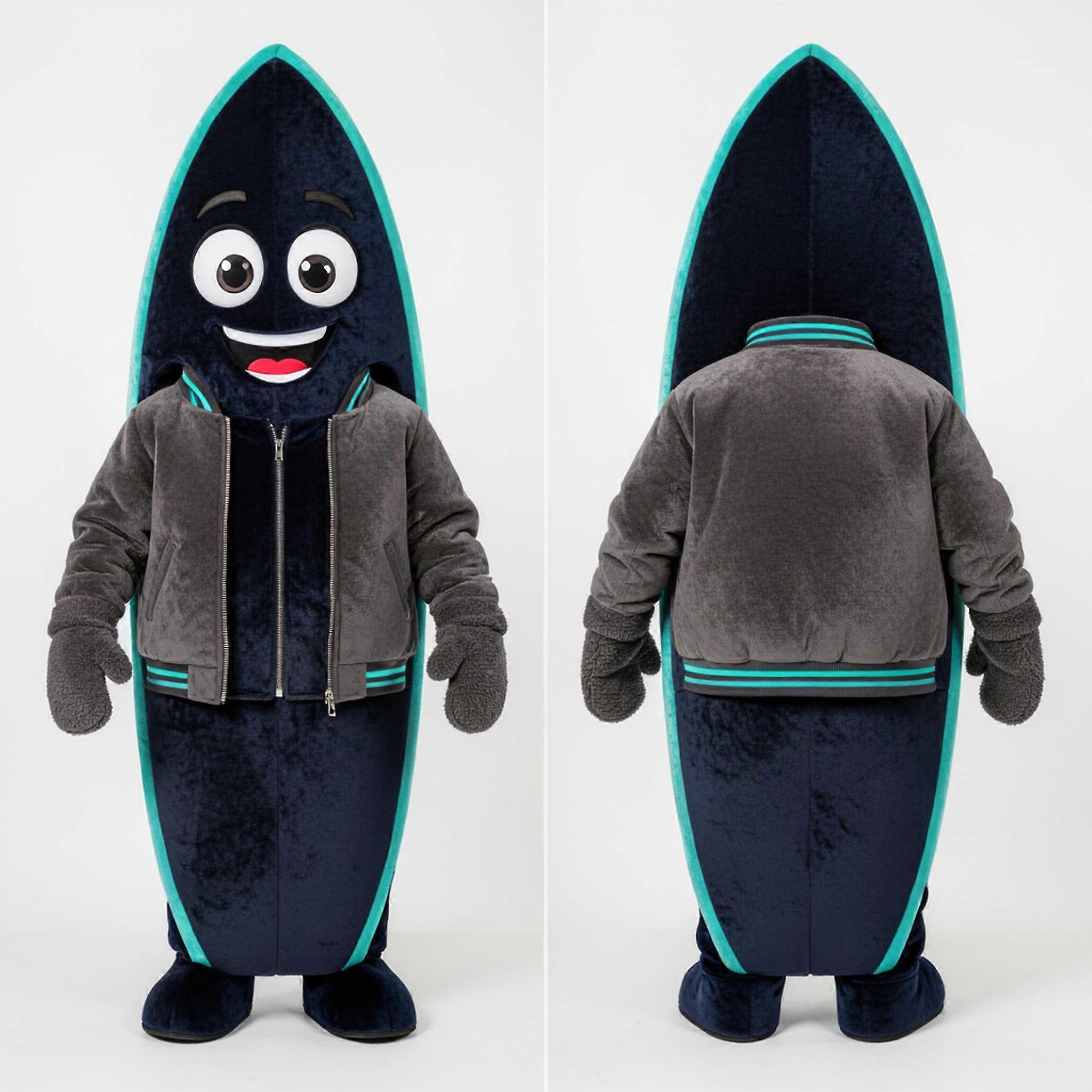 MASTICOT Midnight Navy Broad Shouldered Surfboard Mascot