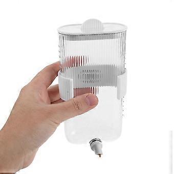 360 Ml Parrot Waterer Automatic No Mess Bird Cage Drinking Feeder Transparent Large Capacity Plastic Indoor Bird Cage Water