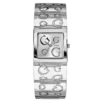 Steel sam plusg watch and transparent Quartz Analog Woman watch with W10102L3 Plastic Bracelet