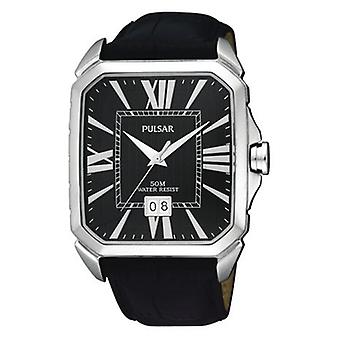 Pulsar havana Quartz Analog Man Watch with Cowhide Bracelet PQ5019X