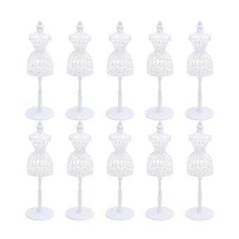 Mini Mannequin Mannequin Model Stand for Displaying Clothes 10Pcs