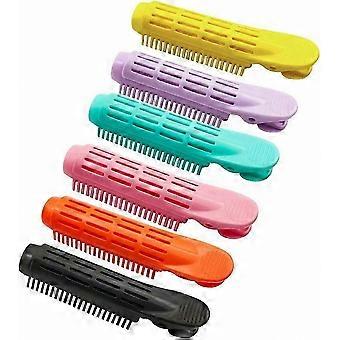 Instant Root Volume & Fluffy Lift - 12-Piece Self-Grip Hair Root Clips, 10.5x1.8cm