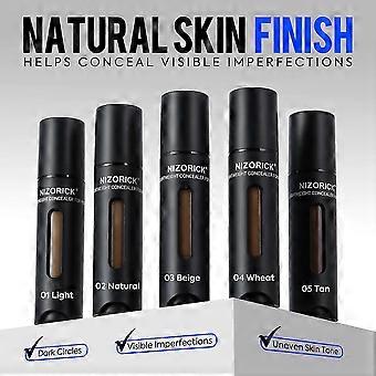 Men's Lightweight Face Concealer 15ml EasyBlend Formula Covers Dark Circles & Skin Imperfections 5 Shades for Male Daily Makeup-jry
