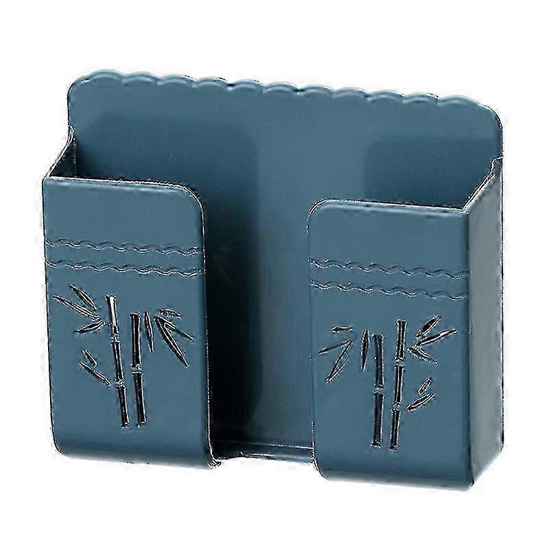 Phone Storage Box Self Adhesive Multifunction Punch-free Wall-mounted Remote Controller Holder compatible Bed Room