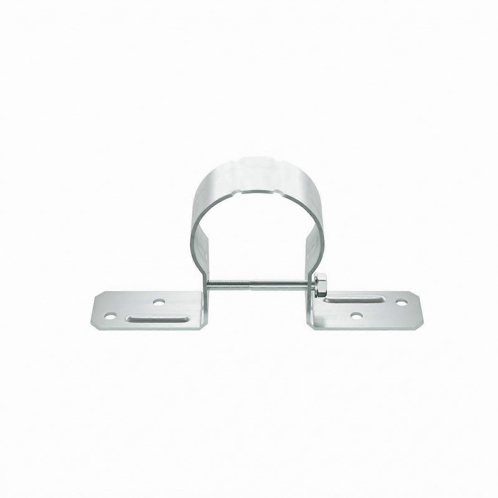 Pipe Clamp Bracket with C-Shaped | Galvanized Metal Construction,