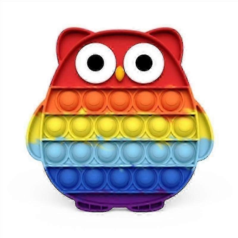 Owl-Shaped Silicone Pop Toy