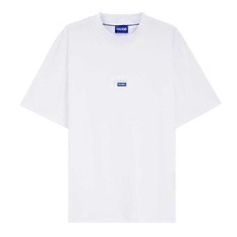 Hugo Mens Nieros Logo Cotton T-Shirt