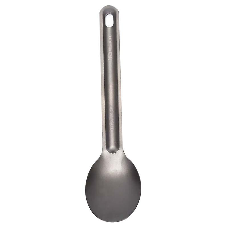 1pc Light Weight Titanium Spoon Fork For Outdoor Camping Tableware