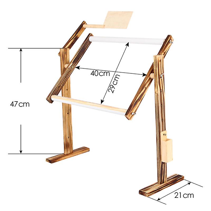 Solid Wood Cross Stitch Rack Adjustable Stand Desktop Cross Stitch Embroidery Frame