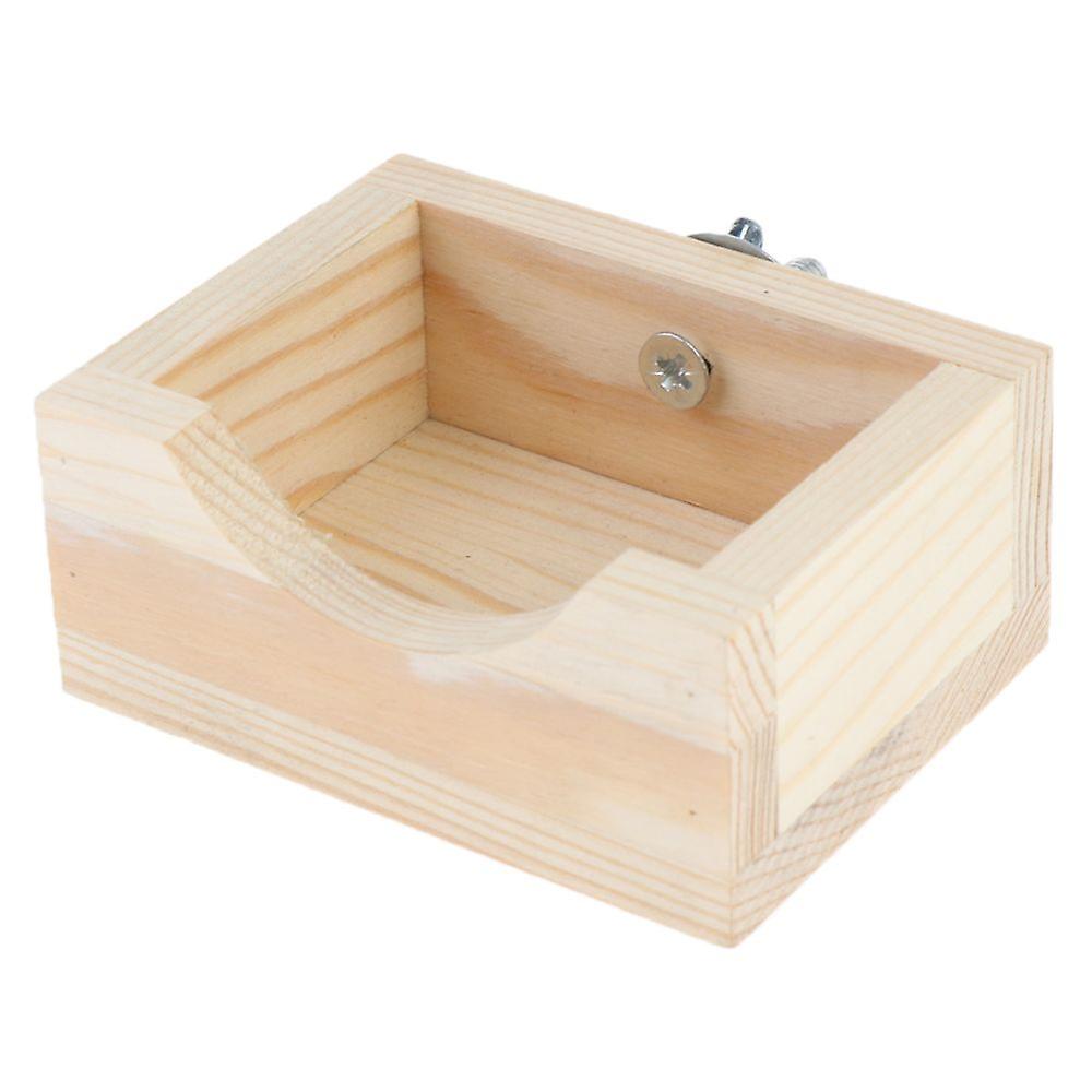 Bird Feeder Outdoor Wooden Cage