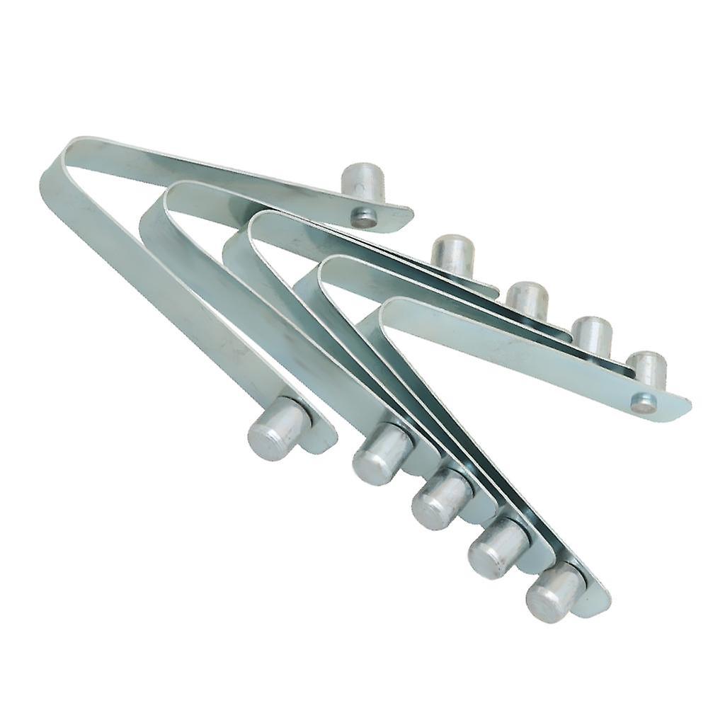 5pcs Kayak Paddle Push Snap Button Tent Awning Pole 9MM x 12MM white