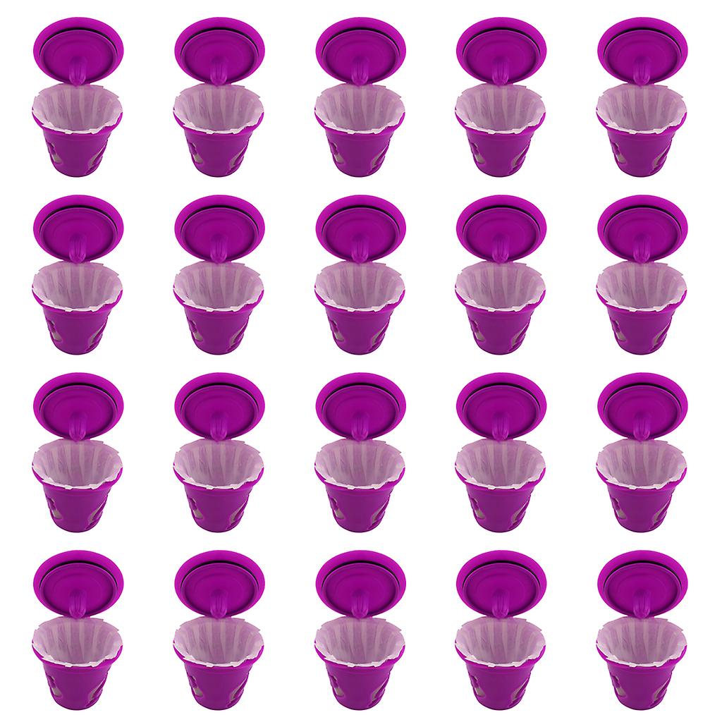 20pcs Coffee Paper Filters Cups Disposable Paper Cups Replacement Filter Cup