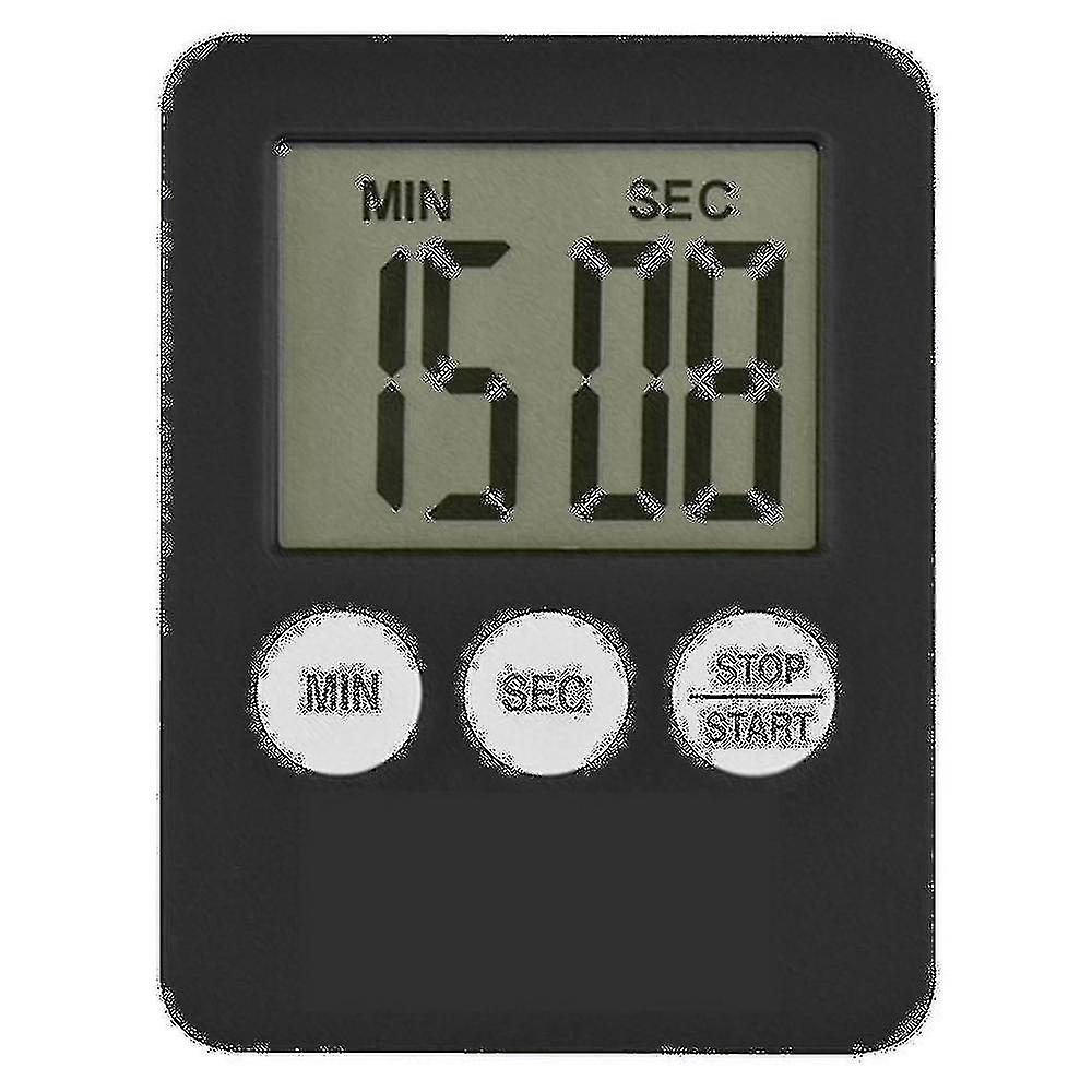 Super Thin Lcd Digital Screen Kitchen Timer Square Cooking Count Up Countdown Alarm Magnet Clock