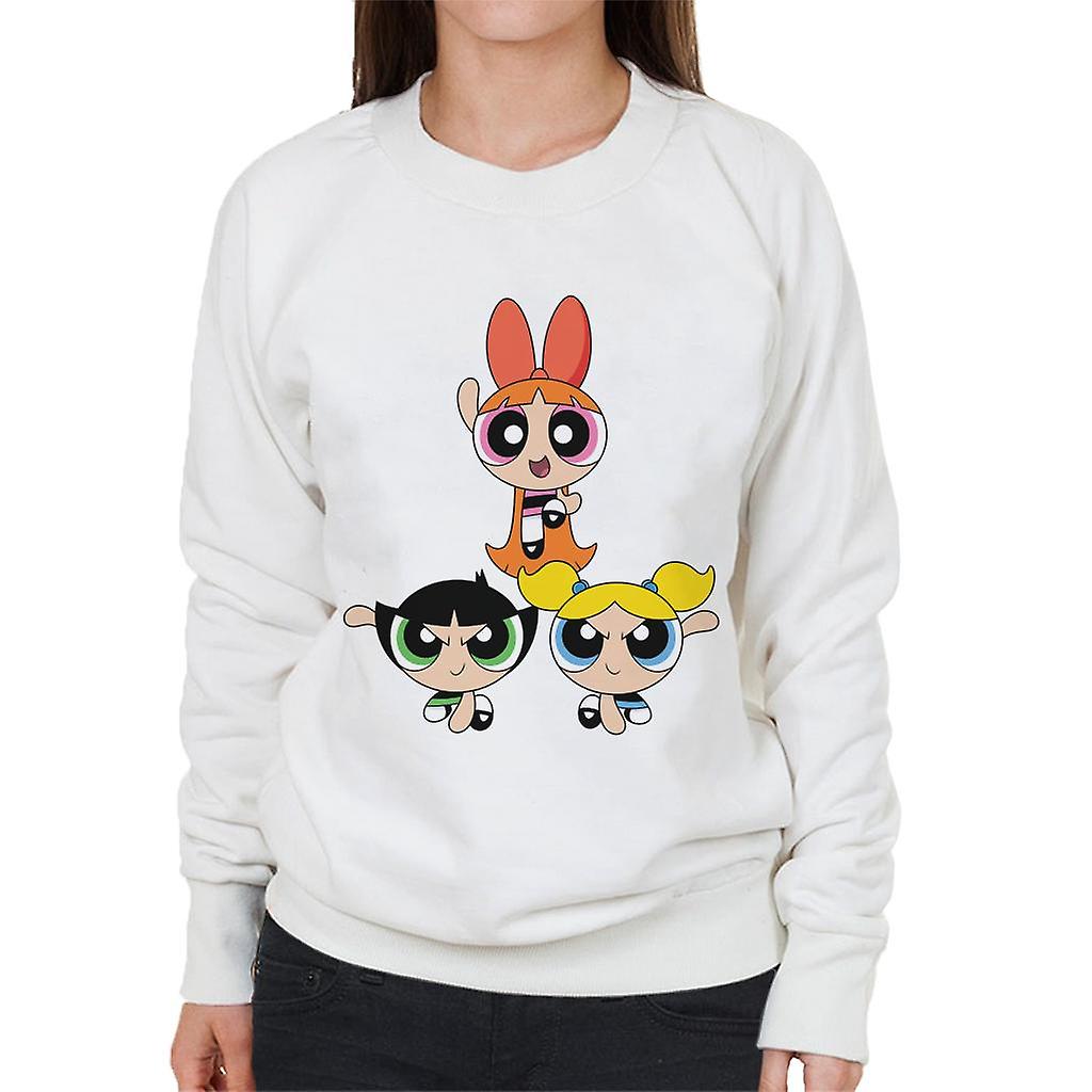Powerpuff Girls Action Pose Women's Sweatshirt