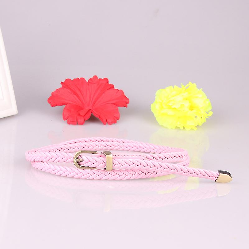 Woven Belt Women's Needle Buckle Versatile Thin Belt