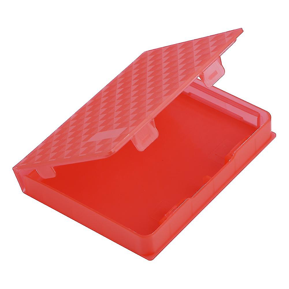 2.5" Hard Case HDD SSD Storage Box Red Anti-Static Shockproof