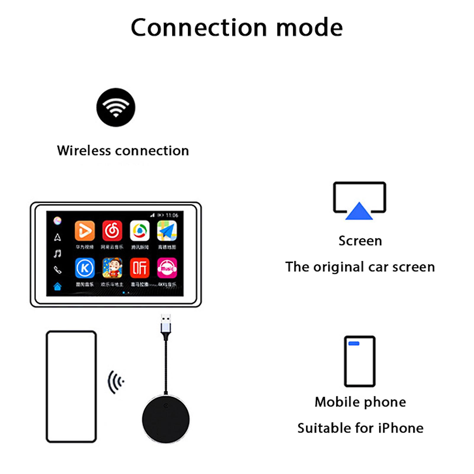 Wireless CarPlay Adapter - Kabelgebunden Zu Kabellos Für Auto Display