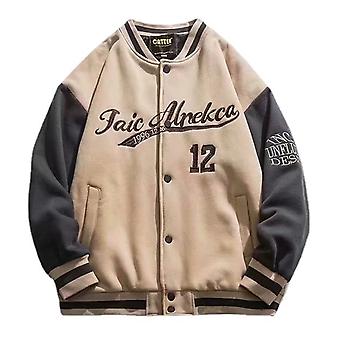 Spring Autumn Casual College Jackets Letter Print Oversized Casual Jackets For Formal Daily Party Ball