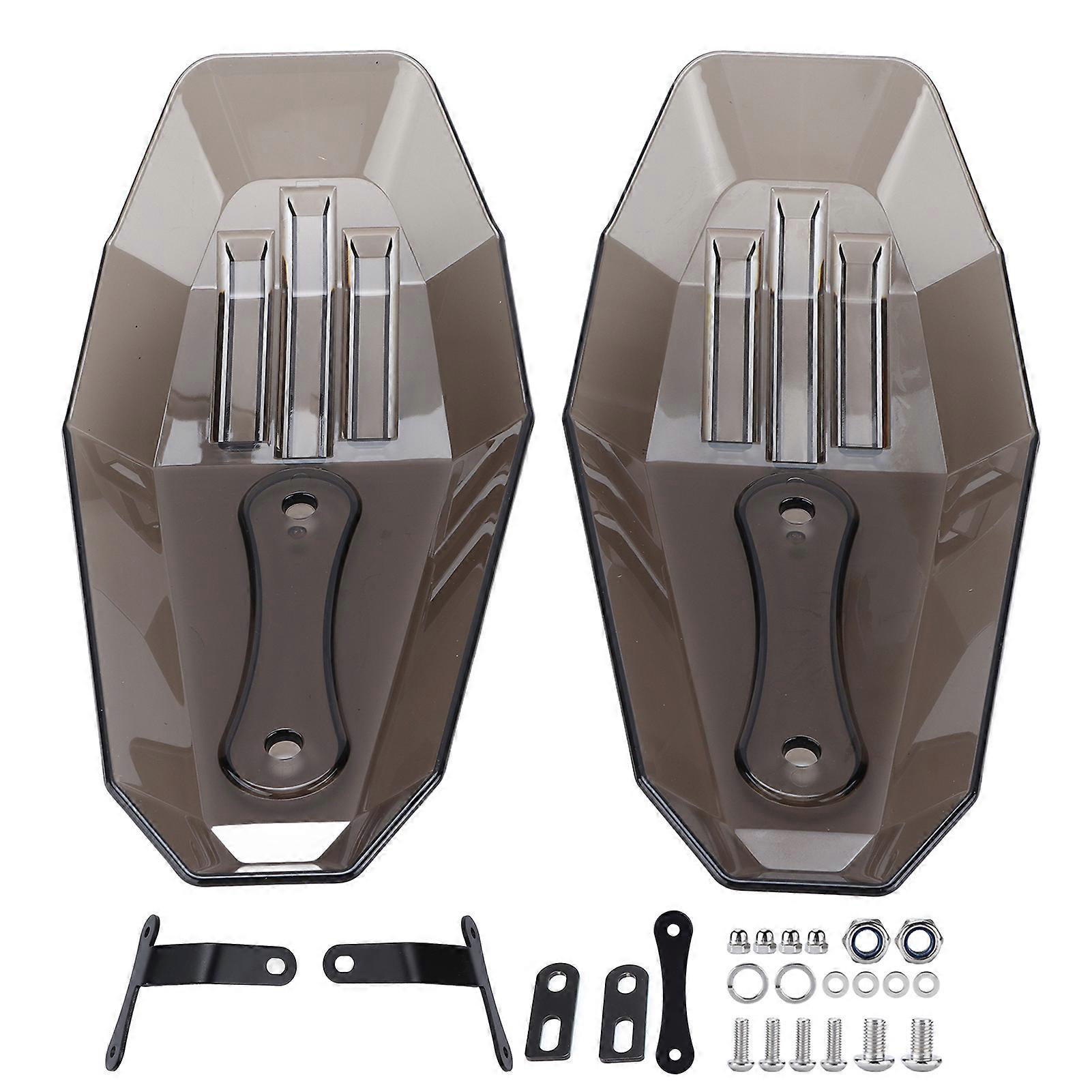 Windproof handguard for motorcycle universal handlebar protector smoky
