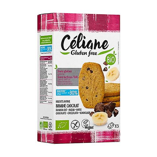 Organic chocolate banana oat breakfast cookies (3x3) 140 g