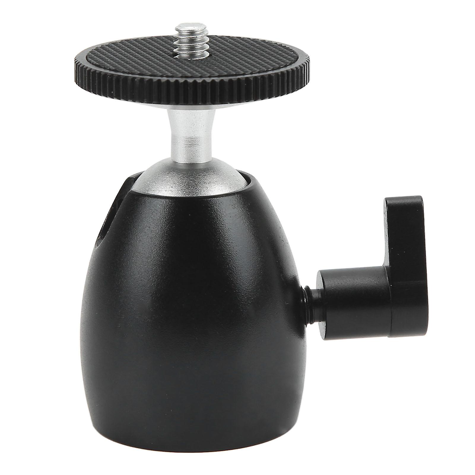 Mini Ball Head 360 Degree Panoramic Ballhead with Standard 1/4 Screw for Mounting Action Camera Mobile Phone