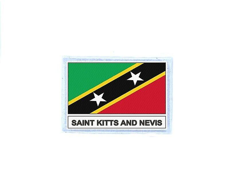 Lockcher patch badge prints flag SCN saint st kitts nevis