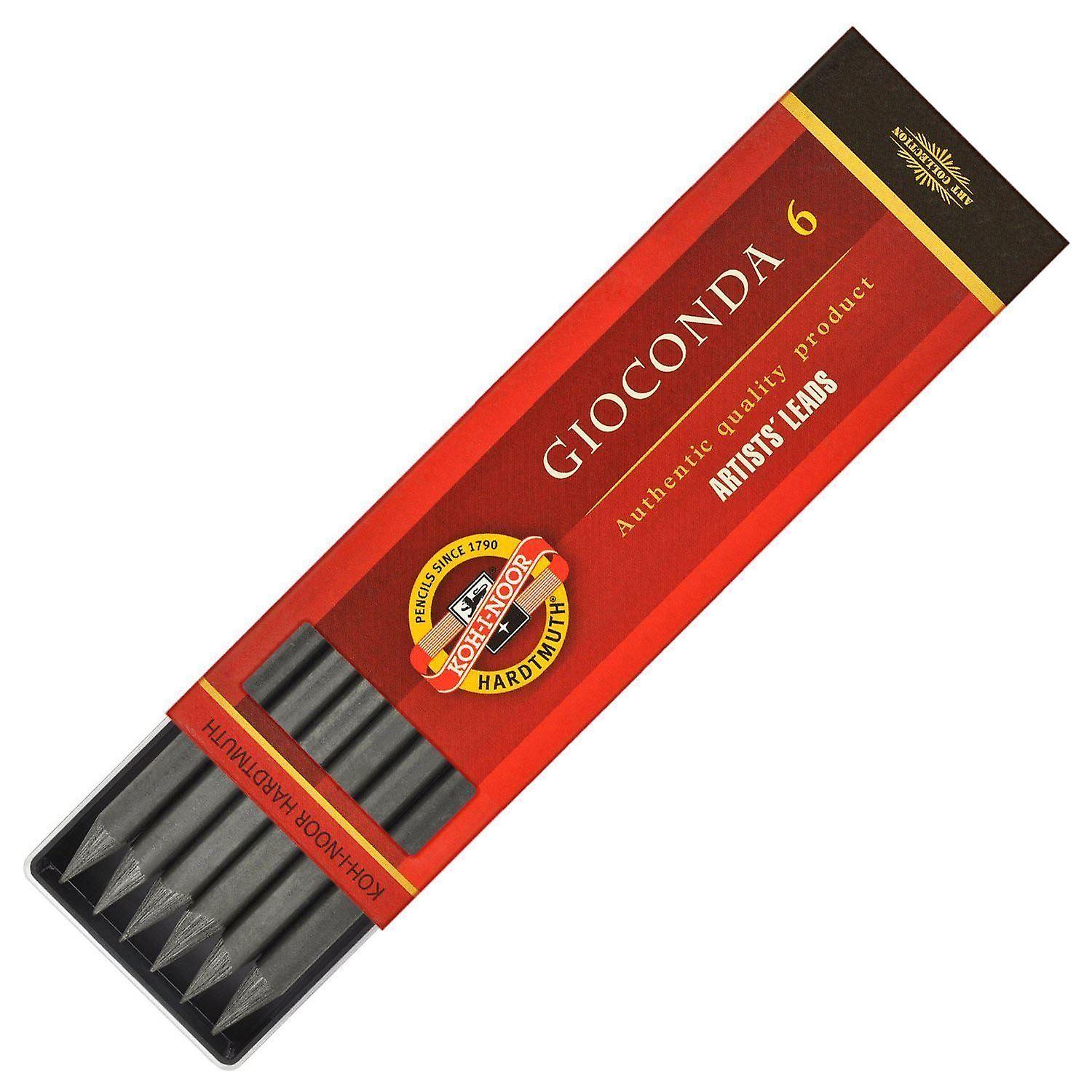 Koh-I-Noor Gioconda 6 Καλώδια γραφίτη, 2B