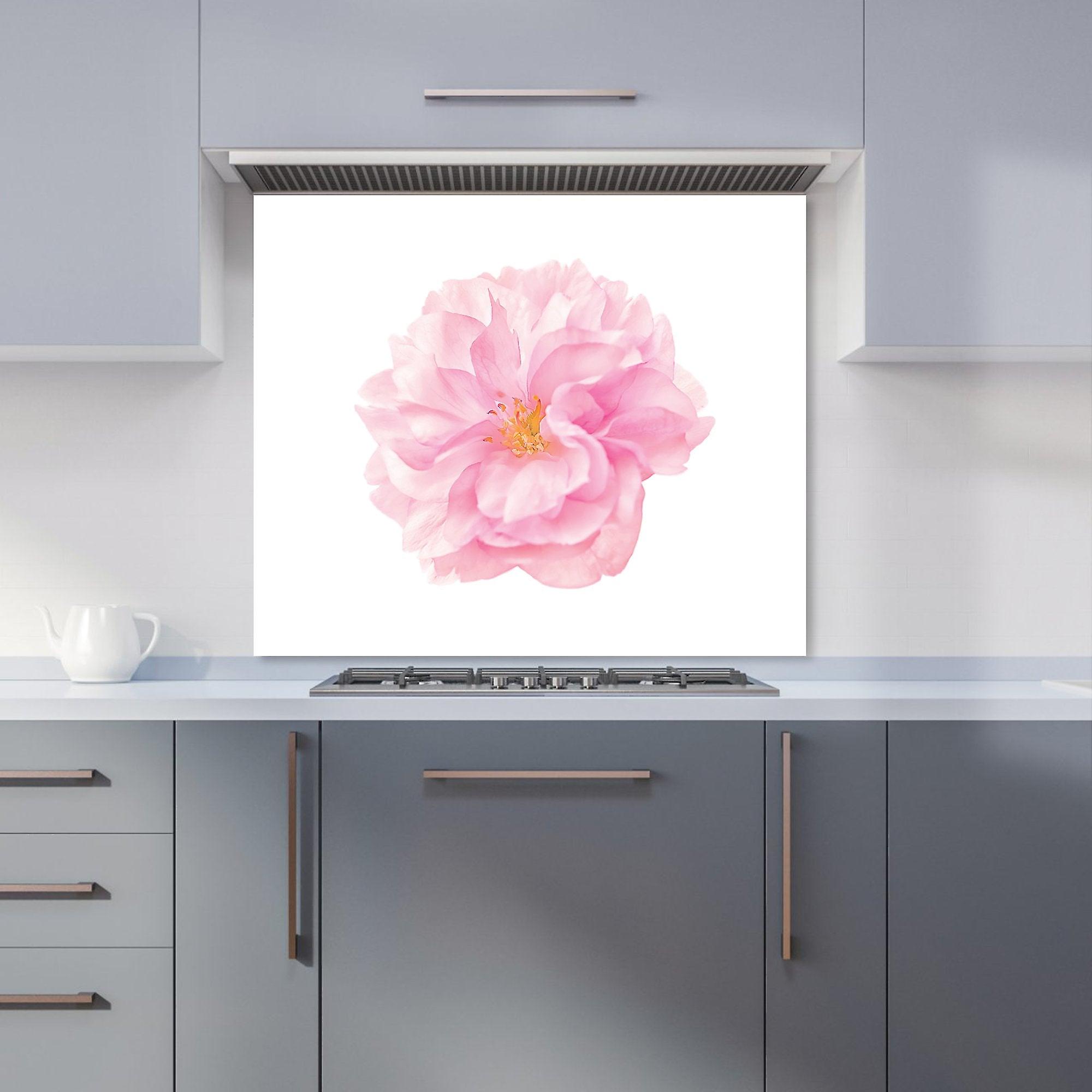 Single Cherry Blossom Kitchen Splashback