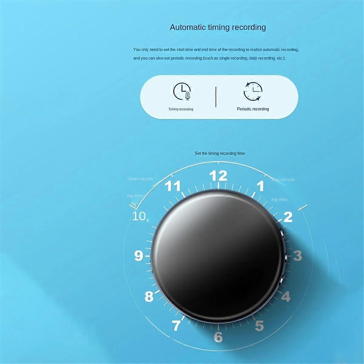 Digital Voice Recorder Activated USB Flash Driver Magnet Dictaphone HD Noise Reduce Sound Audio Record MP3 Player 8G