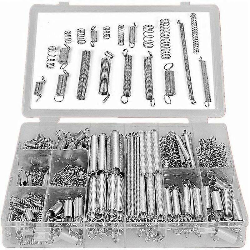 Tension and Compression Springs Boxed Set Assorted Springs - 200 Pieces