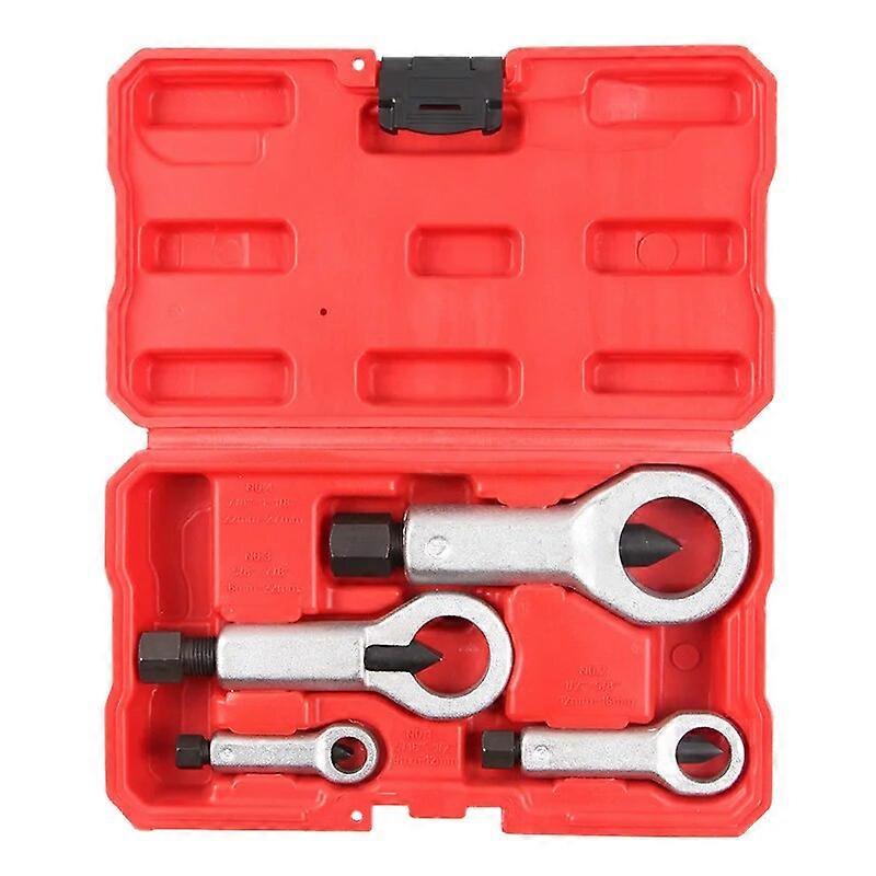 VT01200 4PC Nut Splitter Seized Damaged Broken Bolt Nuts Cutter Remover Extractor Tool DC157505