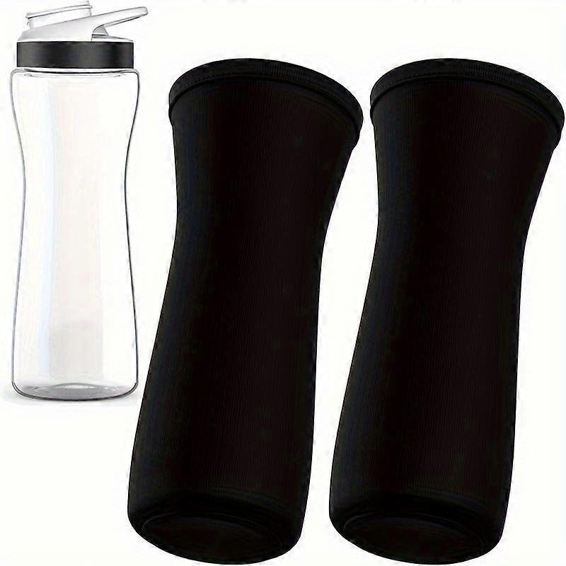 2-Pack Cirkul Water Bottle Sleeves, Compatible With 22oz Plastic & Stainless Steel Bottles, Sweat-Proof Neoprene Material