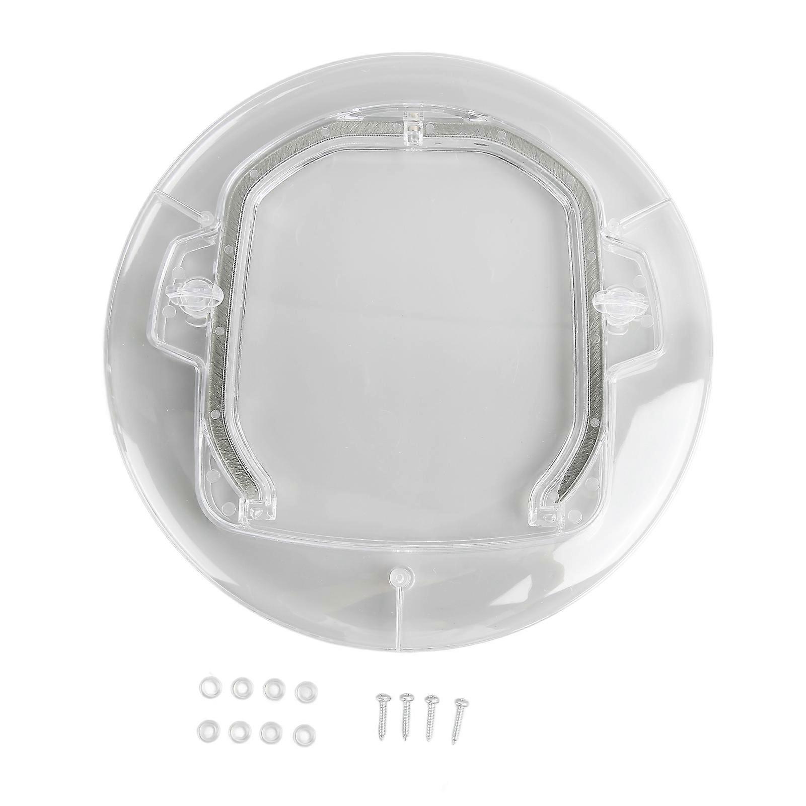 ペットドア透明自動ウィンドウクロージャーバリアフリードアインテリアキャットドアソリッドおよび中空インテリアドア用